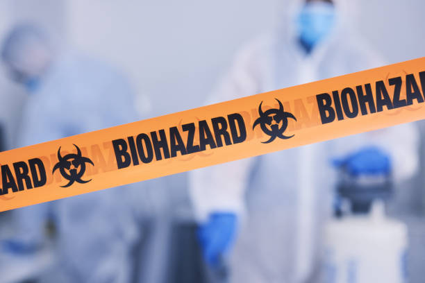 Professional Biohazard Cleanup technician working in Green, OH